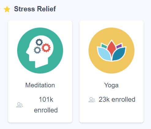 Man meditating